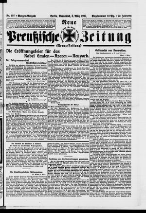 Neue preußische Zeitung vom 05.03.1927