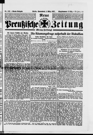 Neue preußische Zeitung vom 05.03.1927