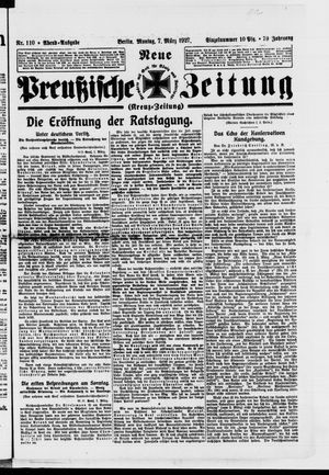 Neue preußische Zeitung vom 07.03.1927