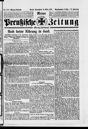 Neue preußische Zeitung vom 12.03.1927