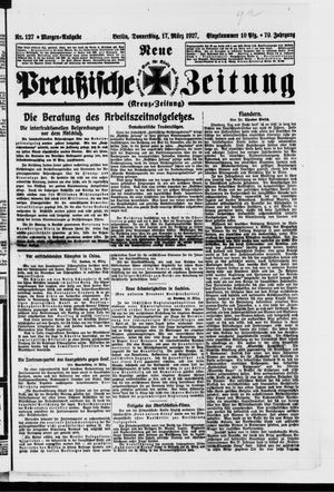 Neue preußische Zeitung vom 17.03.1927