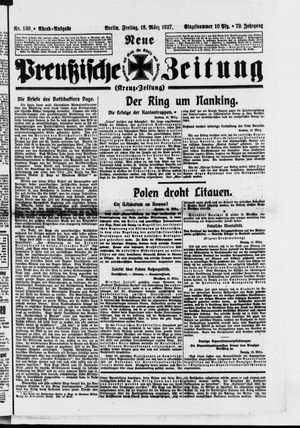 Neue preußische Zeitung vom 18.03.1927