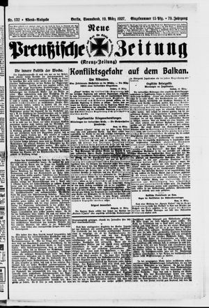 Neue preußische Zeitung vom 19.03.1927