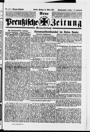 Neue preußische Zeitung vom 25.03.1927