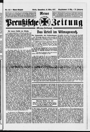 Neue preußische Zeitung vom 26.03.1927
