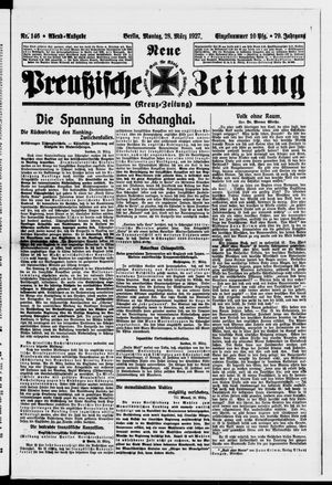 Neue preußische Zeitung vom 28.03.1927
