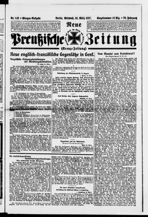 Neue preußische Zeitung vom 30.03.1927