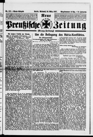 Neue preußische Zeitung vom 30.03.1927