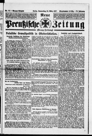 Neue preußische Zeitung vom 31.03.1927