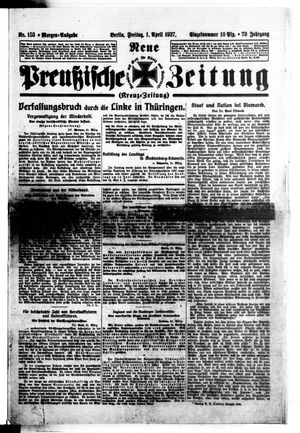 Neue preußische Zeitung vom 01.04.1927