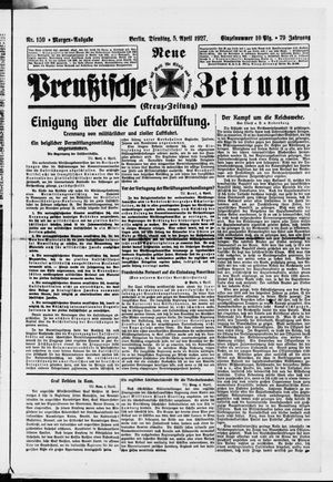Neue preußische Zeitung vom 05.04.1927
