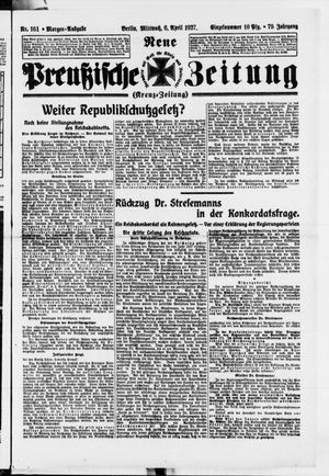 Neue preußische Zeitung vom 06.04.1927
