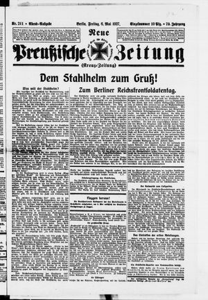 Neue preußische Zeitung vom 06.05.1927