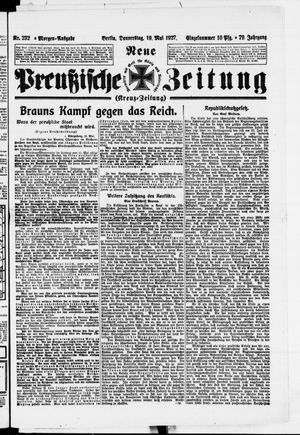 Neue preußische Zeitung vom 19.05.1927