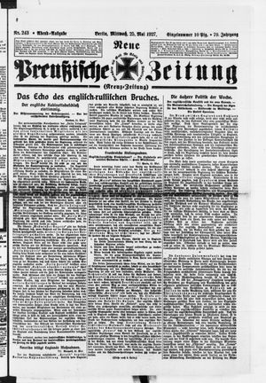 Neue preußische Zeitung vom 25.05.1927
