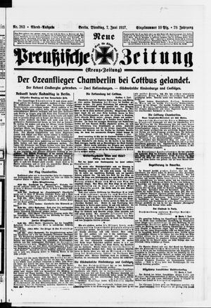 Neue preußische Zeitung vom 07.06.1927