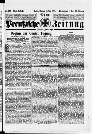 Neue preußische Zeitung vom 13.06.1927
