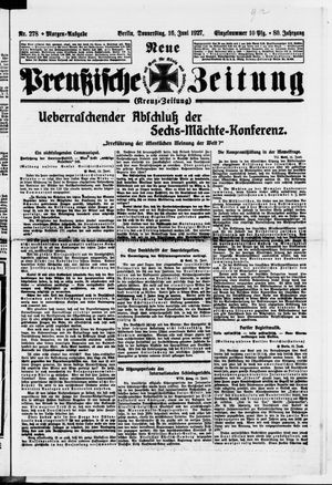 Neue preußische Zeitung vom 16.06.1927