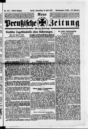 Neue preußische Zeitung vom 16.06.1927
