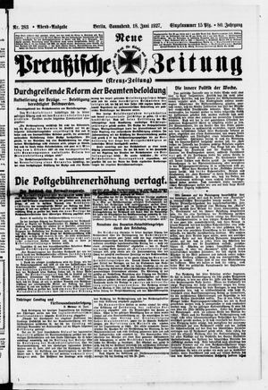 Neue preußische Zeitung vom 18.06.1927