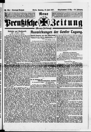 Neue preußische Zeitung vom 19.06.1927
