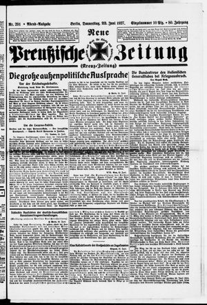Neue preußische Zeitung vom 23.06.1927