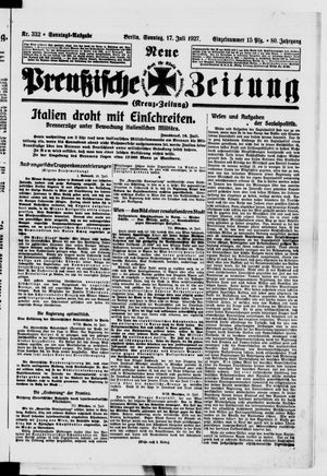 Neue preußische Zeitung vom 17.07.1927