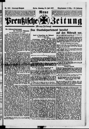 Neue preußische Zeitung vom 31.07.1927