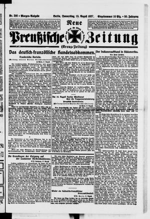 Neue preußische Zeitung vom 18.08.1927