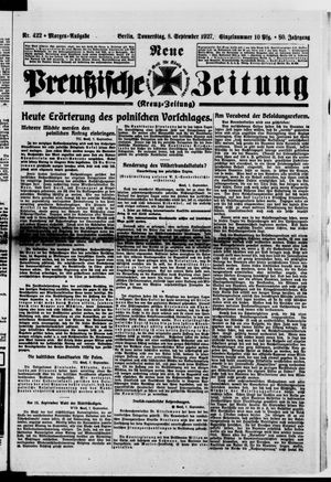 Neue preußische Zeitung vom 08.09.1927