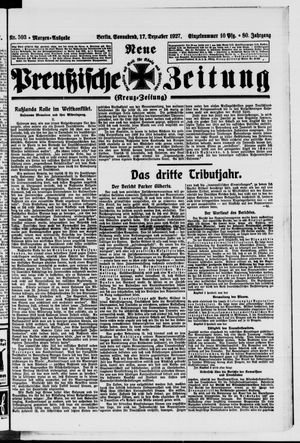 Neue preußische Zeitung vom 17.12.1927