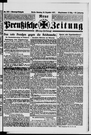 Neue preußische Zeitung vom 18.12.1927