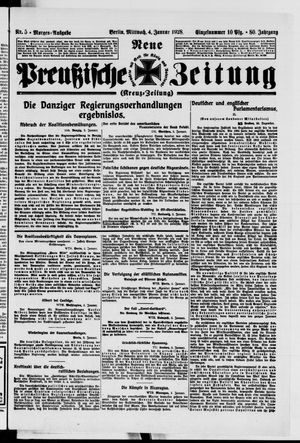 Neue preußische Zeitung vom 04.01.1928