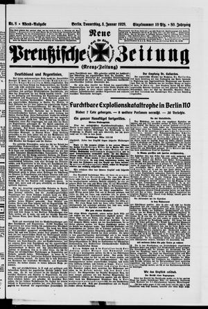 Neue preußische Zeitung vom 05.01.1928