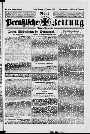 Neue preußische Zeitung vom 23.01.1928