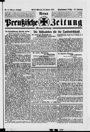 Neue preußische Zeitung vom 25.01.1928