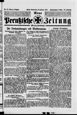 Neue preußische Zeitung vom 26.01.1928