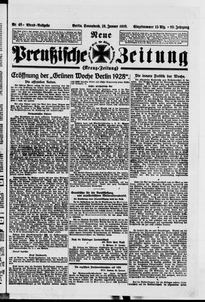 Neue preußische Zeitung vom 28.01.1928