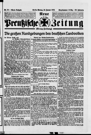 Neue preußische Zeitung vom 30.01.1928