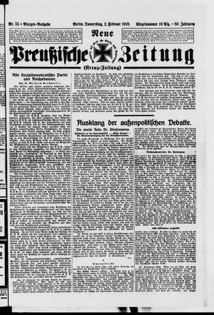 Neue preußische Zeitung on Feb 2, 1928
