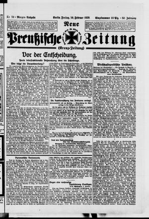 Neue preußische Zeitung vom 10.02.1928
