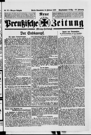 Neue preußische Zeitung vom 18.02.1928