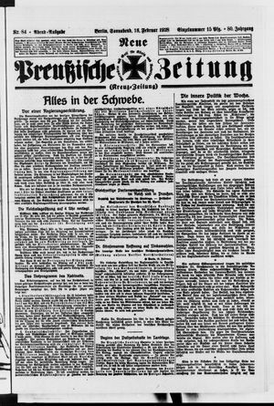 Neue preußische Zeitung vom 18.02.1928