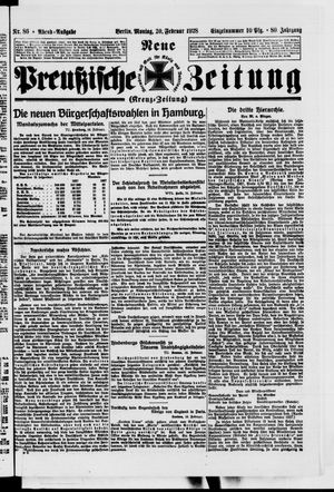 Neue preußische Zeitung vom 20.02.1928