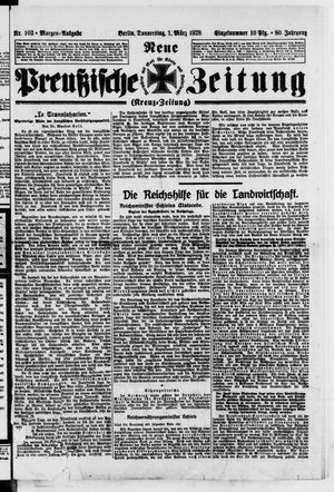 Neue preußische Zeitung vom 01.03.1928