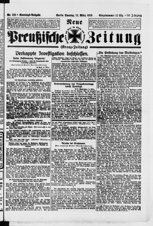Neue preußische Zeitung vom 11.03.1928