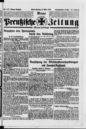 Neue preußische Zeitung vom 16.03.1928