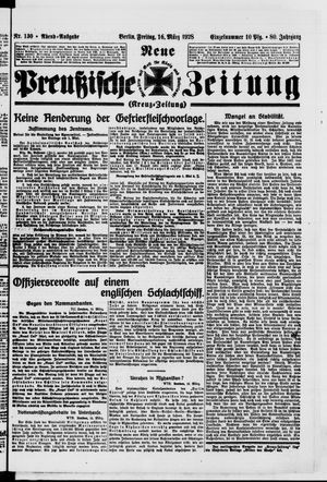 Neue preußische Zeitung vom 16.03.1928