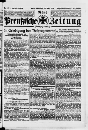 Neue preußische Zeitung vom 22.03.1928