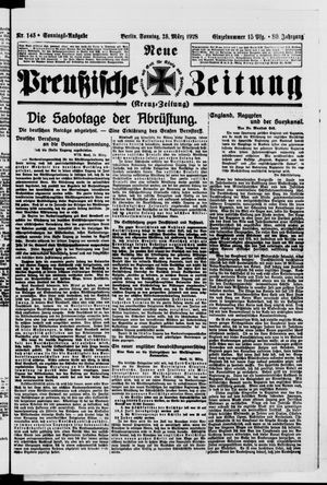 Neue preußische Zeitung vom 25.03.1928